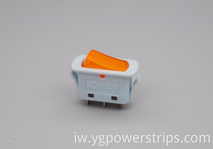 מתג נדנדה מוט יחיד YSR 9J 4 Rocker Switch Single Pole Ysr 9j 4
